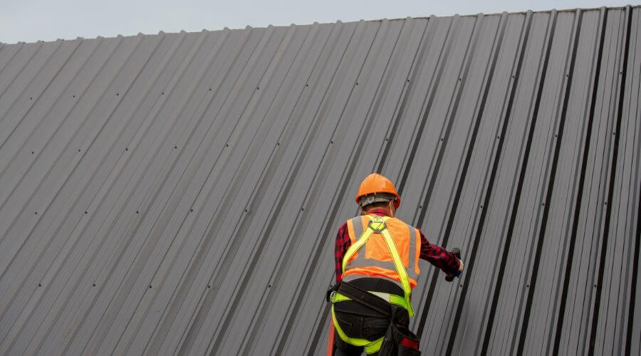 Professional metal roof installation services in Cedar Grove, NC